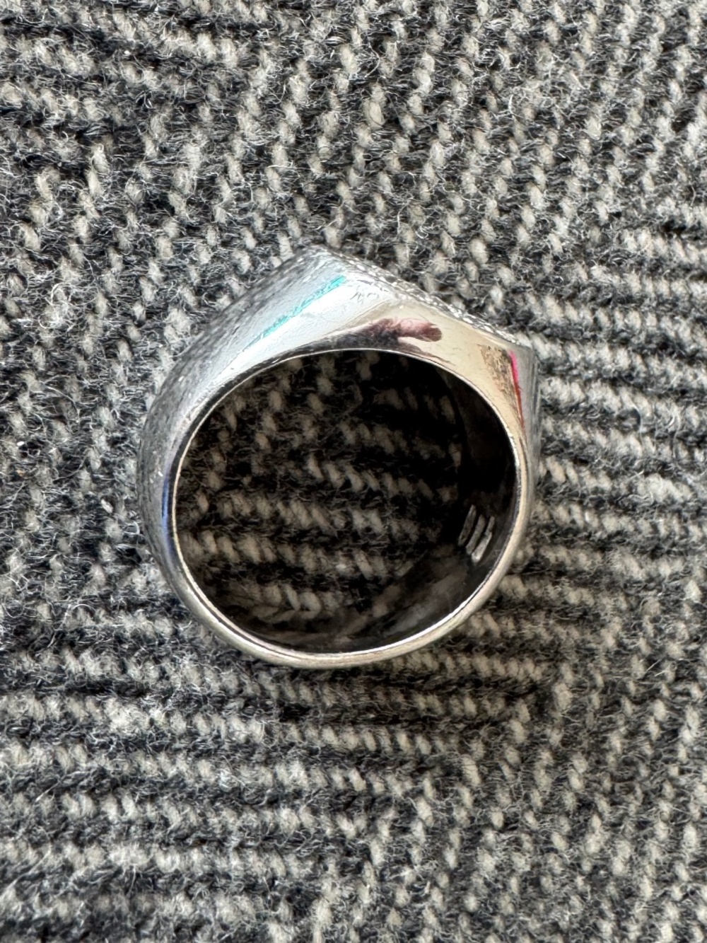 TIFFANY RING KNOCKOFF, PURCHASED IN ROME - Picture 10 of 15